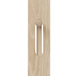 Perchero Foyer 173,3 cm, Roble blanco