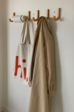 Perchero Jay 5 ganchos, Creamweiss-ek