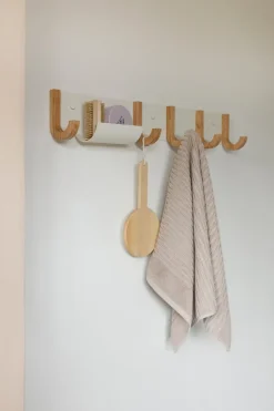 Perchero Jay 5 ganchos, Creamweiss-ek