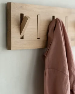 Perchero Utilitile wall hanger, Lackad ek-large