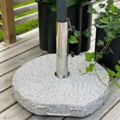 Pie para sombrilla Stenbro, Gris, 40 kg granit