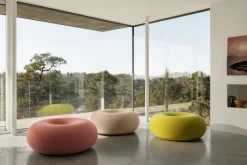 Puf Boa Ø114 cm, Oatmeal