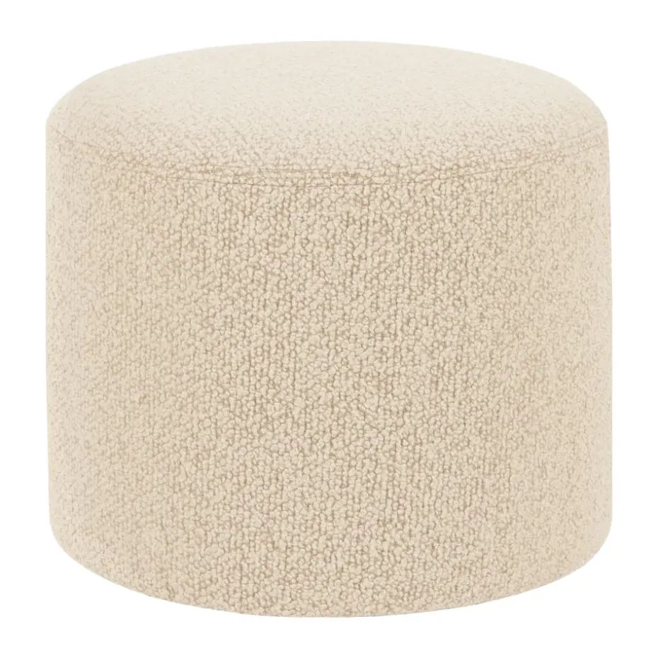 Puf Bon Ø50x41 cm, Eggshell