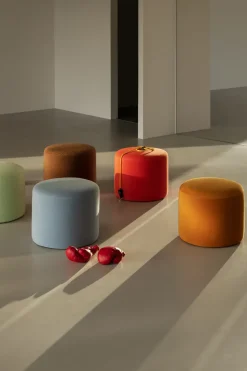 Puf Bon Ø50x41 cm, Peacock