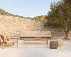 Puf Donut outdoor, Marsala check