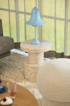 Pufe Uno Ø50 cm, Cream