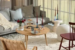 Pufe Uno Ø50 cm, Cream