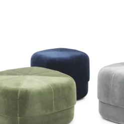 Puff Circus, azul oscuro