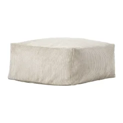 Puff de asiento Kid's Base 85x85x34 cm, Blanco natural