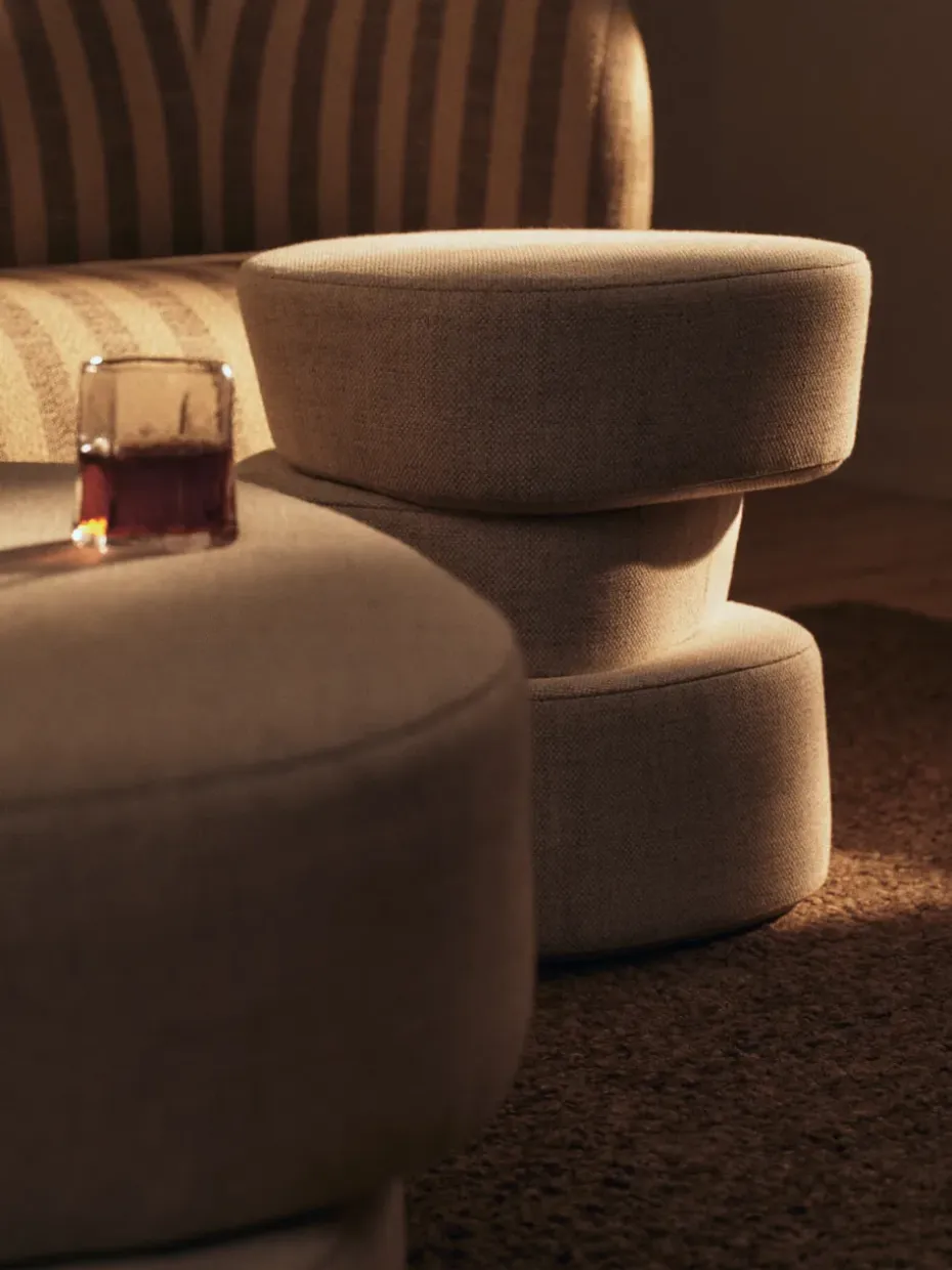 Puff de asiento Plyo staple, Off-white