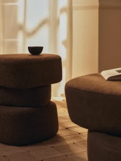 Puff de asiento Plyo staple, Dark brown