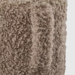 Puff de asiento Teddy, Fungi, Ø35 × 40 cm