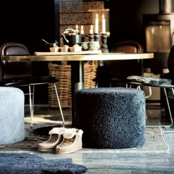 Puff Frida, gris grafito