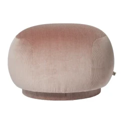 Puff Rico pouf, Devoré Velvet-blush