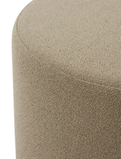 Puff Stilla bouclé, Taupe