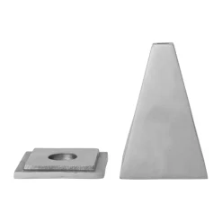 Quemador de incienso Pyra con forma de cono, Borstad aluminium