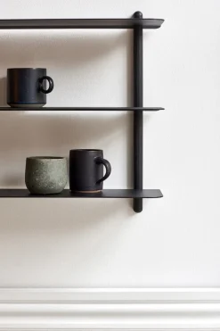 Repisa Nivo D, Ceniza teñida de negro-negro