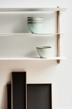 Repisa Nivo D, Roble claro-blanco