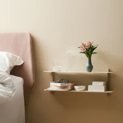 Repisa Nivo F, Roble claro-blanco