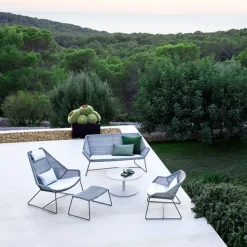 Reposapiés Breeze, White grey