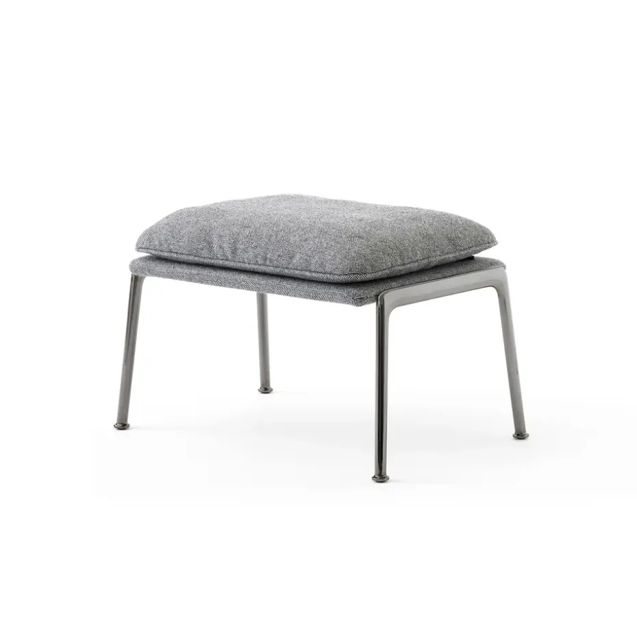 Reposapiés Muno LN20, Dark chrome-Hallingdal 0126