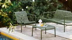 Reposapiés Palissade Ottoman, Olive