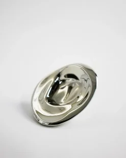 Ripple núm. 02 colgador grande, Cromo