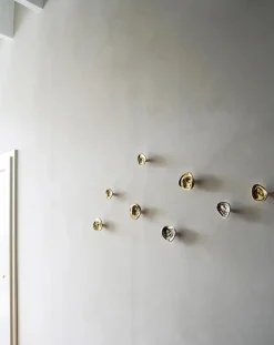 Ripple núm. 02 colgador grande, Cromo