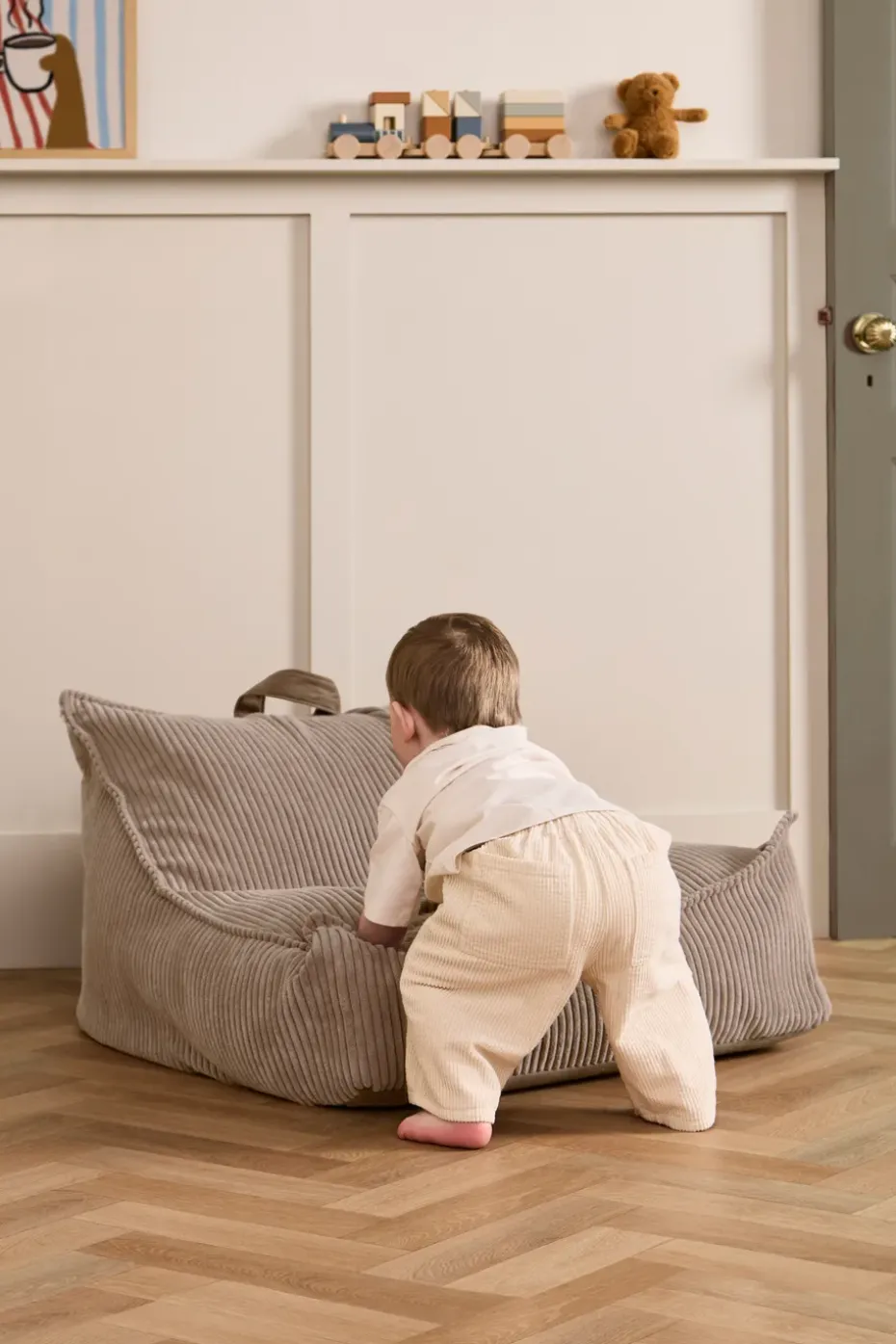 Saco de asiento Kid's Base, Marrón