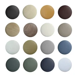 Set de 5 colgadores The dots, Off White