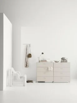 Set de 4 patas Relief, Beige