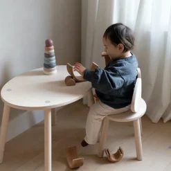 Set silla + mesa infantil Mouse, Abedul