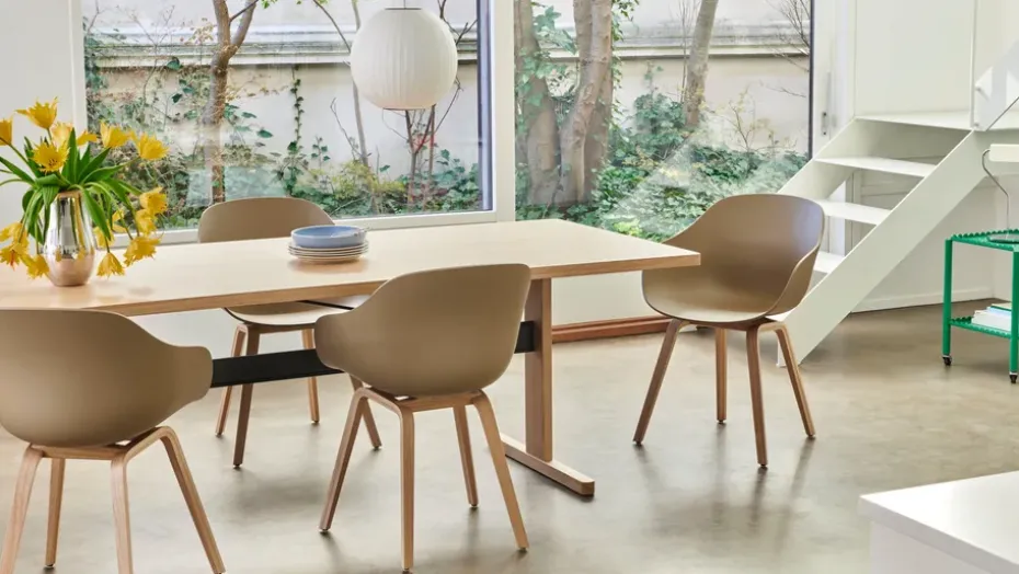 Silla About a Chair 22, 2.0 , Arcilla-estructura de roble lacado