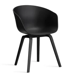 Silla About a Chair 22, 2.0 , Negro-estructura de roble negro