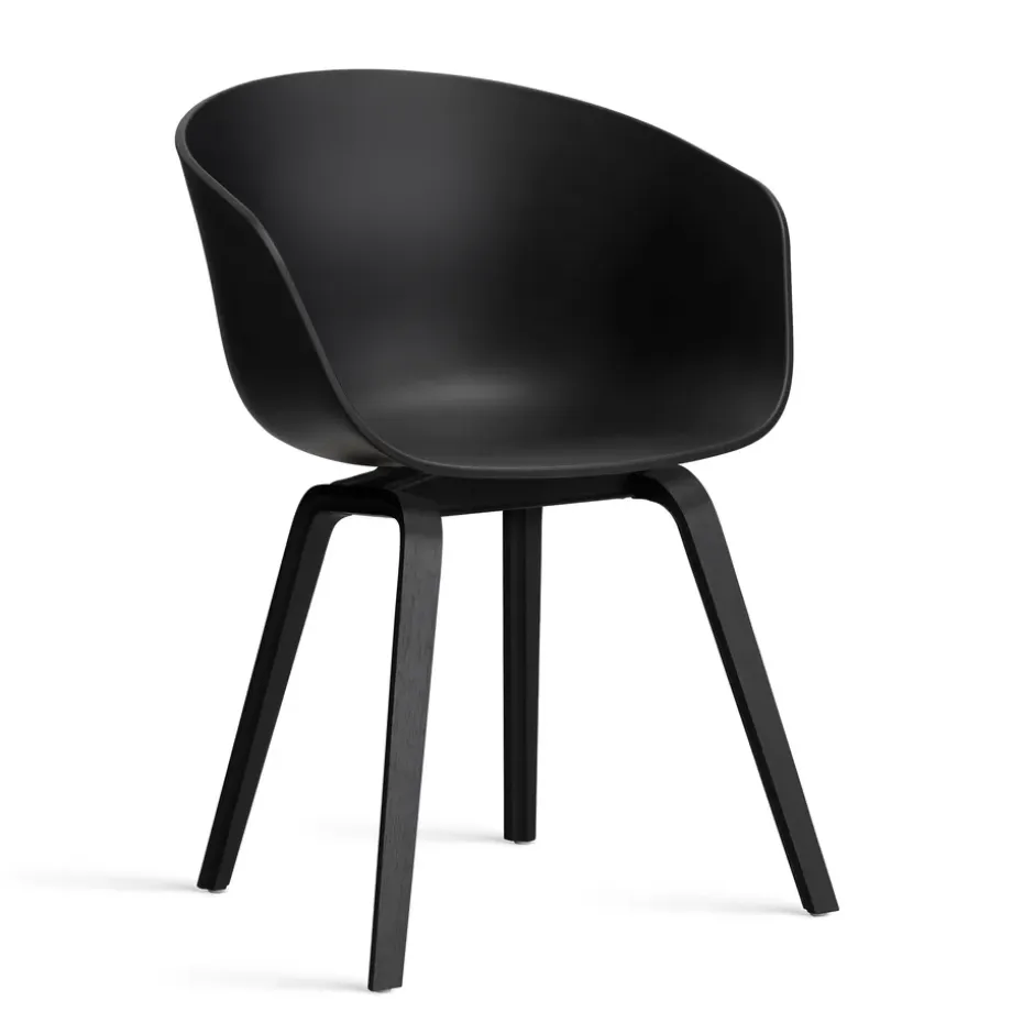 Silla About a Chair 22, 2.0 , Negro-estructura de roble negro
