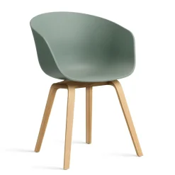 Silla About a Chair 22, 2.0 , Verde otoñal-estructura de roble lacado