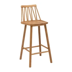 Silla bar ZigZag 63 cm, Roble aceitado