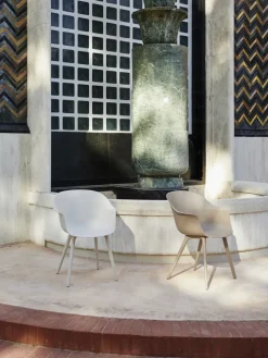 Silla Bat Dining Outdoor, New beige