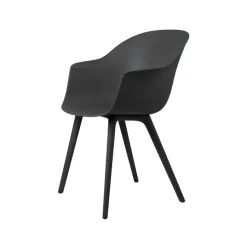 Silla Bat plástico, Black