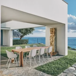 Silla Beetle Dining Outdoor, Alabaster white