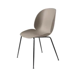 Silla Beetle, New beige, base de acero negro