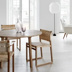 Silla BM61, Estructura trenzada natural barnizada