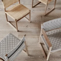 Silla BM61, Estructura trenzada natural aceitada