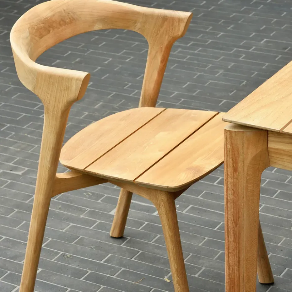 Silla Bok outdoor, Sin tratar