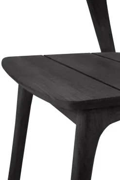 Silla Bok outdoor, Teca tintada en negro