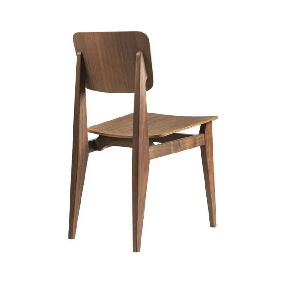 Silla C-Chair, American walnut