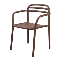 Silla con reposabrazos Bliss, Desert red