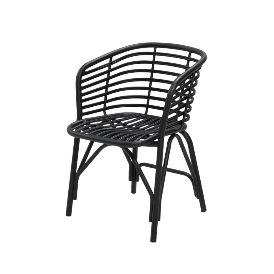 Silla con reposabrazos Blend, Lava grey