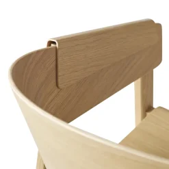 Silla con reposabrazos Cover, roble