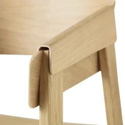 Silla con reposabrazos Cover, roble